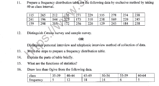 CBSE Class 11 Economics Question Paper Set Z Solved